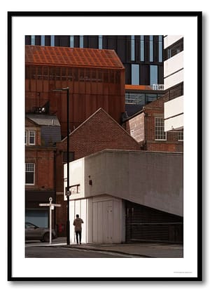 Sheffield street photography print - Framed photographic print titled Clever Hidden Retail
