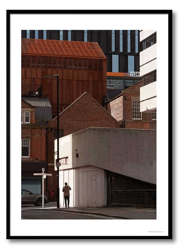 Sheffield street photography print - Framed photographic print titled Clever Hidden Retail